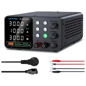Fuente de Alimentación Regulable WANPTEK 30V 10A – Laboratorio Digital miniatura 1