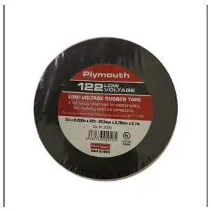 Cinta de Caucho Auto-fusionable Plymouth – Baja Tensión (600V) – Hecha en España miniatura 1