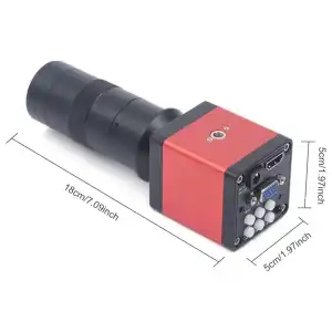 Microscopio Digital HDMI Nice-Power – 13MP Sony IMX323 – 150X con Luz LED y Soporte Plegable miniatura 2