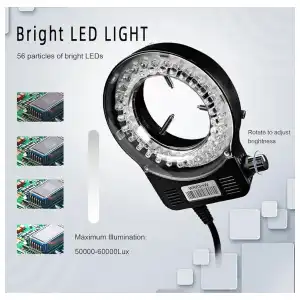 Microscopio Digital HDMI Nice-Power – 13MP Sony IMX323 – 150X con Luz LED y Soporte Plegable miniatura 6