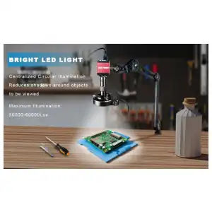 Microscopio Digital HDMI Nice-Power – 13MP Sony IMX323 – 150X con Luz LED y Soporte Plegable miniatura 3