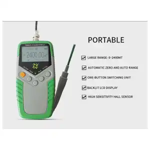 Gaussímetro Digital TD8620 – Medidor de Campo Magnético miniatura 3