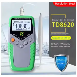 Gaussímetro Digital TD8620 – Medidor de Campo Magnético miniatura 7