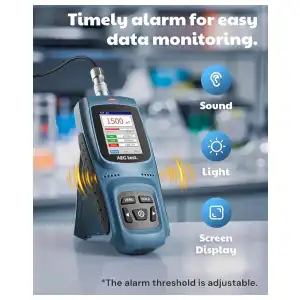 Medidor de Gauss / Tesla AEG-8103 – Recargable, con Registro de Datos y Alarma miniatura 6