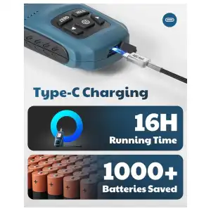 Medidor de Gauss / Tesla AEG-8103 – Recargable, con Registro de Datos y Alarma miniatura 5