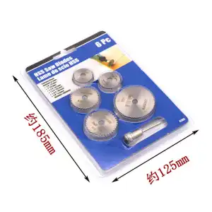 Juego de Hojas de Sierra Circular HSS – 6 Tamaños – Corte Preciso para Metal, Plástico y Madera miniatura 2