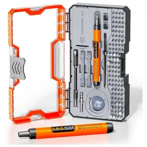 KIT DESTORNILLADOR ELÉCTRICO DE PRECISIÓN TKS003 – 120 EN 1 miniatura 1