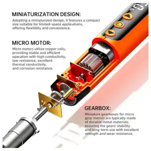 KIT DESTORNILLADOR ELÉCTRICO DE PRECISIÓN TKS003 – 120 EN 1 miniatura 5