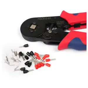 Kit de Crimpadora Profesional con 1200 Piezas – Terminales y Conectores – Modelo HSD8 6-4A miniatura 5