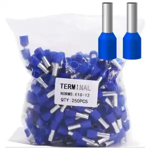 Terminales 8 AWG (Fiodito) – Paquete de 250 Piezas – 9 Colores – Referencia E1518 miniatura 3
