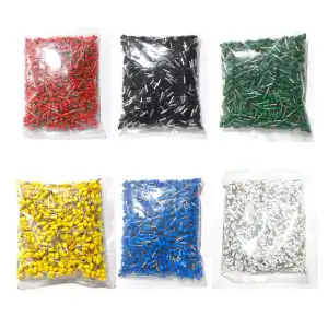 Terminales 12 AWG (Fiodito) – Paquete de 1000 piezas – 5 colores – Referencia E4009 miniatura 4