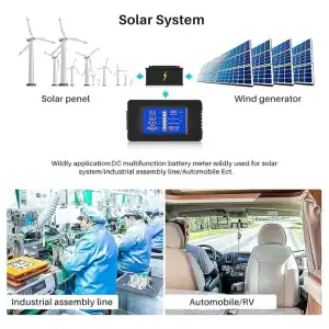 PZEM-015 Probador de Baterías DC con Shunt 200A – Mide Voltaje, Corriente (hasta 200A), Capacidad en mAh y Resistencia Interna miniatura 6