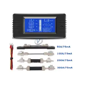 PZEM-015 Probador de Baterías DC con Shunt 200A – Mide Voltaje, Corriente (hasta 200A), Capacidad en mAh y Resistencia Interna miniatura 2