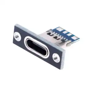 Conector Hembra USB Tipo C – 4 Pines – Para PCB o Proyectos DIY miniatura 1