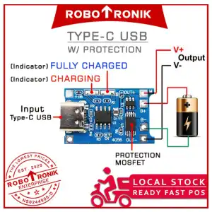 Módulo de Carga TP4056 TIPO C miniatura 2