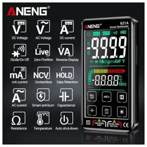 Multimetro Aneng 621A Táctil miniatura 5