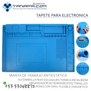 Manta antiestática 45x30 cm (Azul) miniatura 1