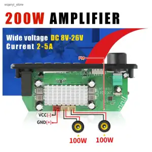Módulo Bluetooth Amplificado 100w×2 miniatura 2