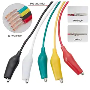 Caimanes con cables, juego de 5 miniatura 5