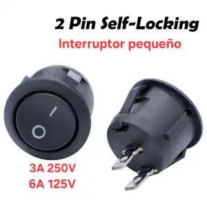 Interruptor redondo pequeño miniatura 1