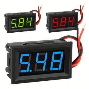 Voltimetro digital DC 4 a 100V miniatura 1