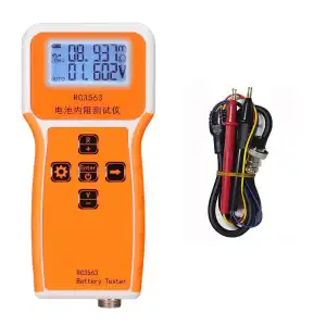 RC3563 Tester Resistencia Interna para todo tipo de baterías miniatura 8