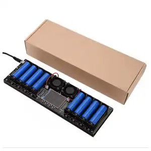 Módulo de prueba de capacidad de batería de litio 18650 de 8 canales, Detector de potencia de batería Digital MAh MWh miniatura 1