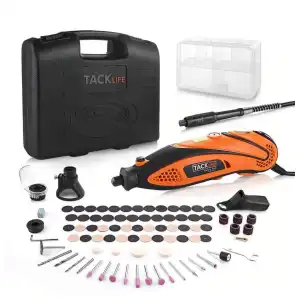 Dremer Eléctrico Multiherramienta 135W-110V con 80 Accesorios y Eje Flexible - TACKLIFE miniatura 1
