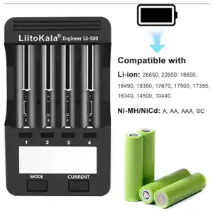 Cargador de Batería LiitoKala Lii-500 miniatura 2