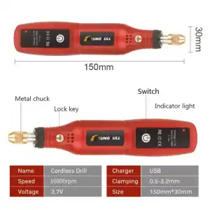 Mini dremer inalámbrico miniatura 6