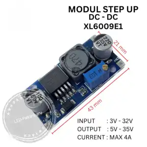 Convertidor Módulo 4A XL6009 DC a DC 3V-32V a 5V-35V  Step up miniatura 1