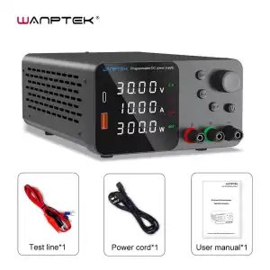 Fuente de Alimentación Conmutada Ajustable WANPTEK 30V 10A miniatura 1