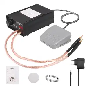 Soldador de puntos de 8000 W, ajustable, recargable con batería de 9600 mAh miniatura 1