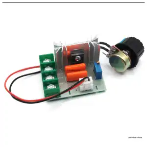 Controlador de velocidad del Motor AC 50-220V 2000W 25A SCR Módulo regulador de voltaje electrónico de alta potencia  miniatura 3