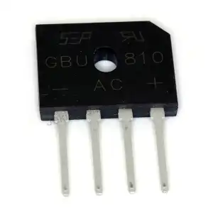 810 8A 1000V vidrio pasivado puente rectificador diodo GBU810 miniatura 1
