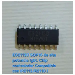 EG2113D SOP16 de alta potencia Igbt, Chip controlador Compatible con IR2113.IR2110J miniatura 1