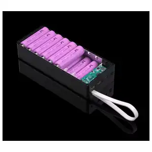 Caja POWER BANK C16, 16 x 18650, 5V 2.1A carcasa DIY para banco de energía 50 000 mhA miniatura 3