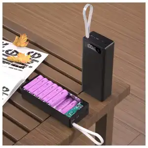 Caja POWER BANK C16, 16 x 18650, 5V 2.1A carcasa DIY para banco de energía 50 000 mhA miniatura 5