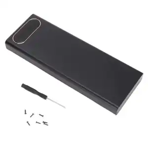 Caja POWER BANK de 22,5 W para armar, para 10 baterías 18650, gran capacidad, pantalla LCD de amplio uso, portátil, 50 000 mhA miniatura 4
