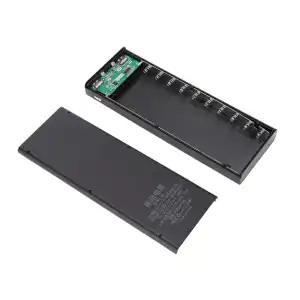Caja POWER BANK de 22,5 W para armar, para 10 baterías 18650, gran capacidad, pantalla LCD de amplio uso, portátil, 50 000 mhA miniatura 3