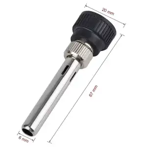 Manguito de soldadura para Cautin de 60W, 80W, 90W y 100W, Boquilla 3 en 1 miniatura 4