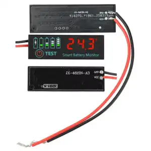 Indicador de nivel de batería 3S-12S 3S-14S DC7-55V 12V 24V 36V 48V 18650 Lipo Litio Placa de capacidad miniatura 3
