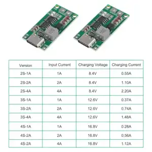 Módulo de carga 4S 4A 16.8V miniatura 3