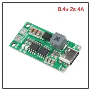 Módulo de carga 2S 4A 8.4V miniatura 1