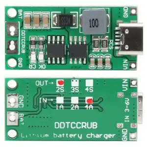 Módulo de carga 2S 4A 8.4V miniatura 2