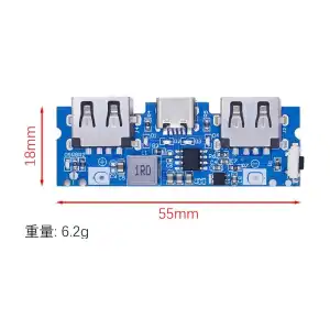 Módulo Cargador de Batería y Power Bank 20A con USB Tipo C y Micro USB miniatura 2
