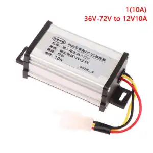 Caja de luces DC-DC 36 V 48 V 60 V 72 V reductor de voltaje a 12 V 10 A miniatura 1
