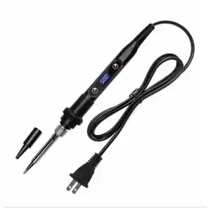 Soldador eléctrico LED de temperatura ajustable, herramientas de reparación de soldadura, 80W  500°c, 220V/110V, LCD miniatura 1