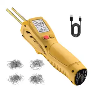 Kit soldador de plástico inalámbrica 500W recargable por USB con batería 5000mAh 200 piezas grapadora caliente reparación miniatura 5